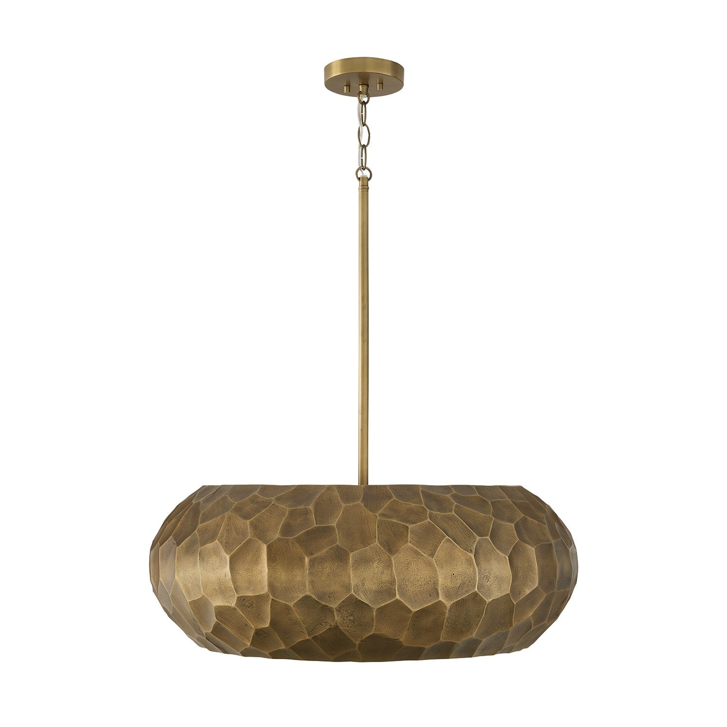 Capital Lighting - 360241BPB - Four Light Pendant - Dorian - Burnished Patinaed Brass