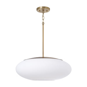 Capital Lighting - 360511AD - One Light Pendant - Soren - Aged Brass