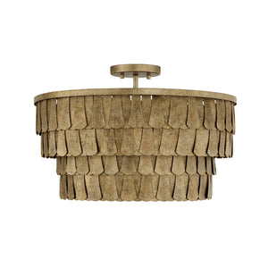 Capital Lighting - 361641AGO - Four Light Pendant - Arden - Ancestral Gold