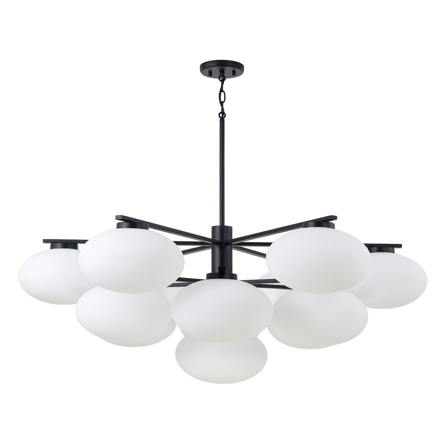 Capital Lighting - 460501MB - 13 Light Chandelier - Soren - Matte Black