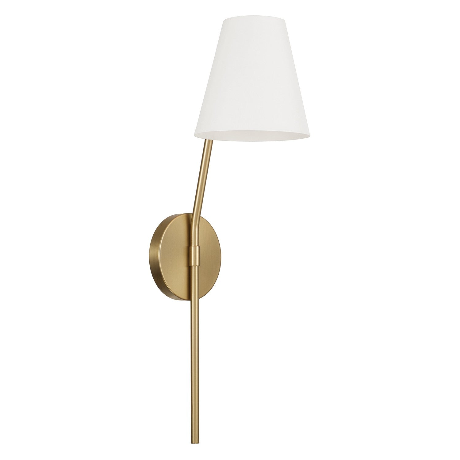 Capital Lighting - 660611AW - One Light Wall Sconce - Cami - Aged Brass and White
