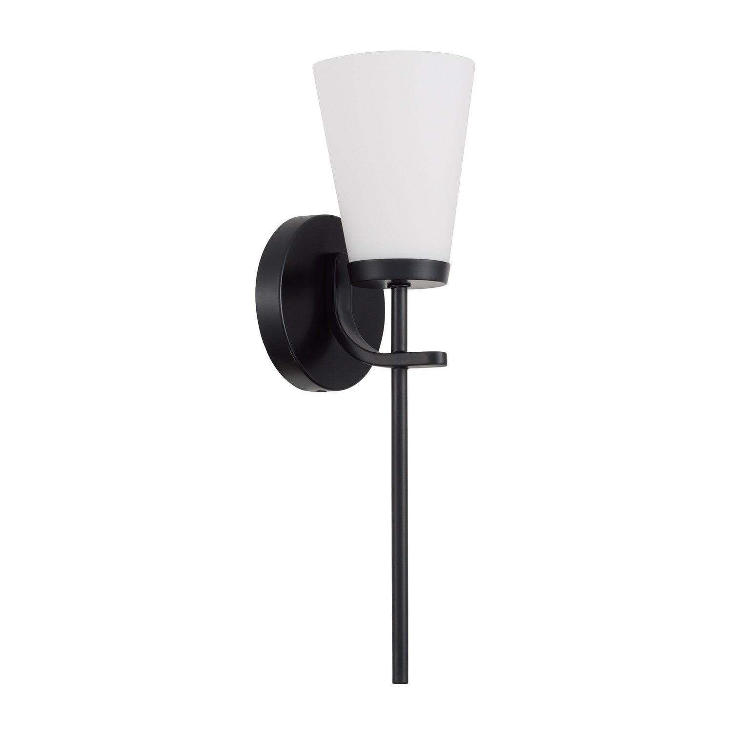 Capital Lighting - 661011MB-660 - One Light Wall Sconce - Drake - Matte Black