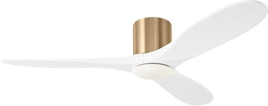 Visual Comfort Fan - 3MAVHSM52BBSRZWD - 52" Ceiling Fan - Maverick - Burnished Brass