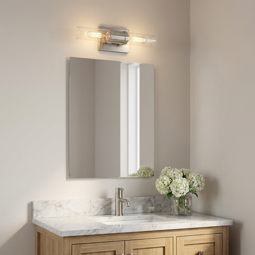Visual Comfort Studio - 4465002CC-962 - Two Light Vanity - Keaton - Brushed Nickel | Brushed Nickel
