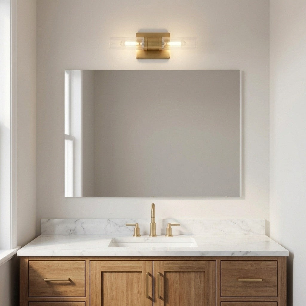 Visual Comfort Studio - 4465002CF-848 - Two Light Vanity - Keaton - Satin Brass | Satin Brass