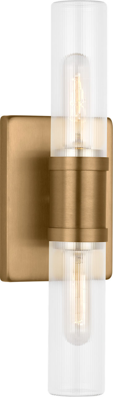 Visual Comfort Studio - 4465002CF-848 - Two Light Vanity - Keaton - Satin Brass | Satin Brass