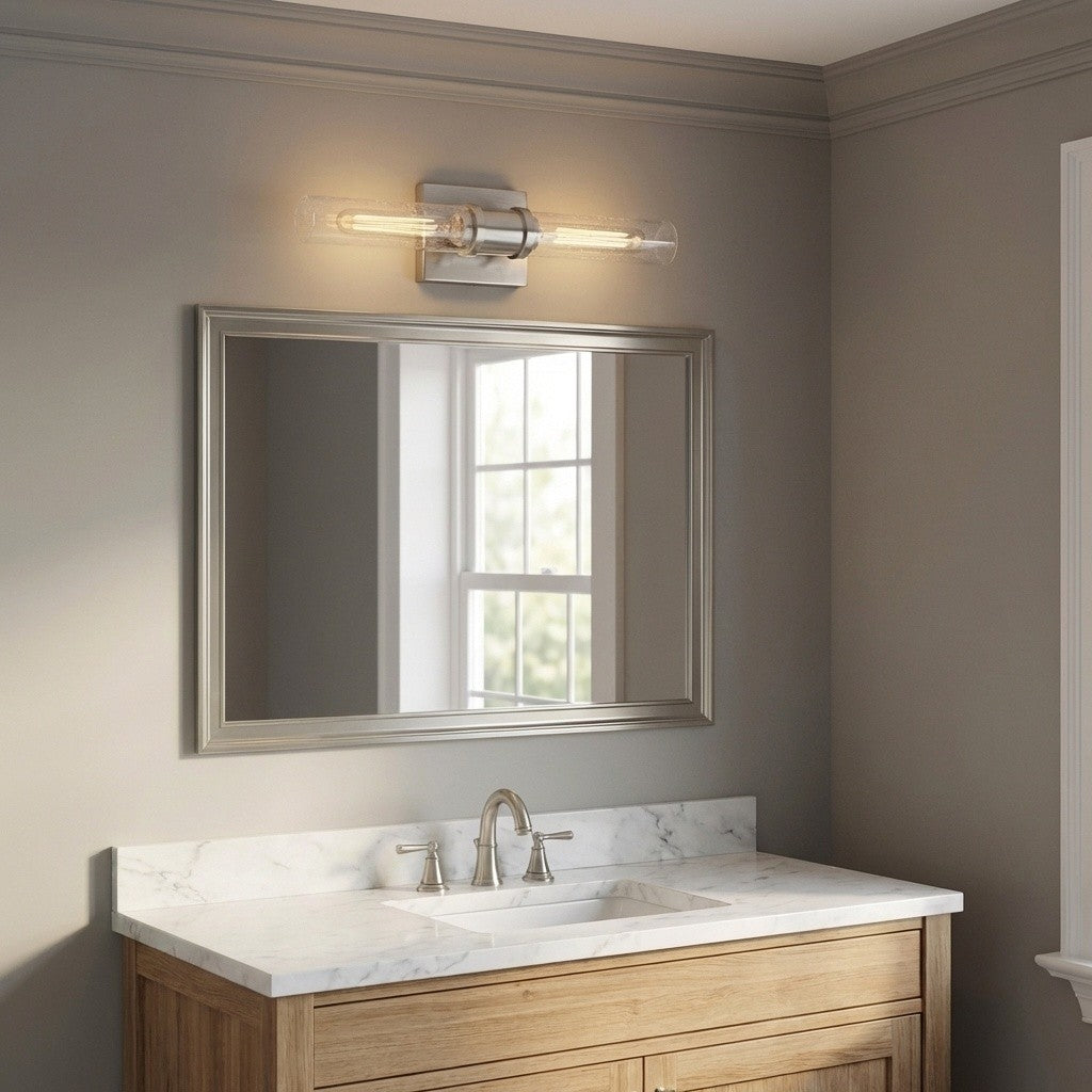 Visual Comfort Studio - 4565002CC-962 - Two Light Vanity - Keaton - Brushed Nickel | Brushed Nickel