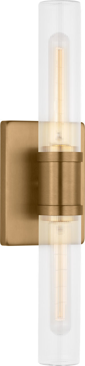 Visual Comfort Studio - 4565002CF-848 - Two Light Vanity - Keaton - Satin Brass | Satin Brass