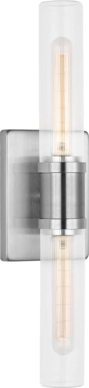 Visual Comfort Studio - 4565002CF-962 - Two Light Vanity - Keaton - Brushed Nickel | Brushed Nickel