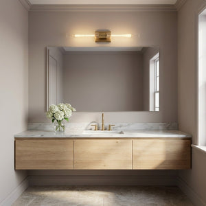 Visual Comfort Studio - 4665002CC-848 - Two Light Vanity - Keaton - Satin Brass | Satin Brass