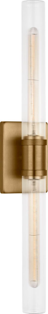 Visual Comfort Studio - 4665002CF-848 - Two Light Vanity - Keaton - Satin Brass | Satin Brass