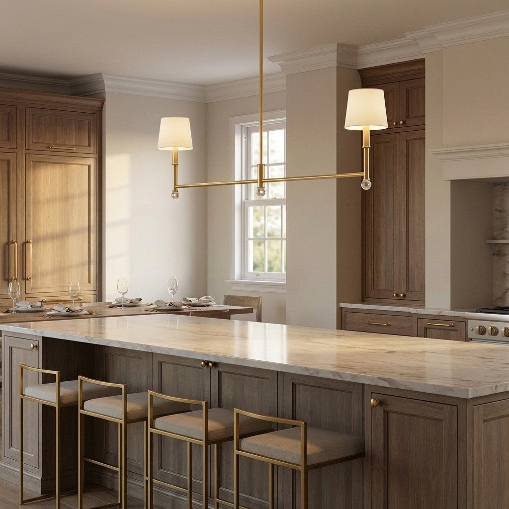 Visual Comfort Studio - AC1182GD - Two Light Linear Chandelier - Greard - Gild | Gild