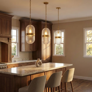 Visual Comfort Studio - AP1291BBS - One Light Pendant - Lucinda - Burnished Brass | Burnished Brass