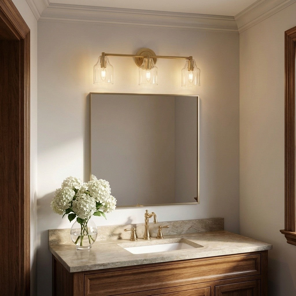 Visual Comfort Studio - AV1013GD - Three Light Bath - Augusta - Gild | Gild