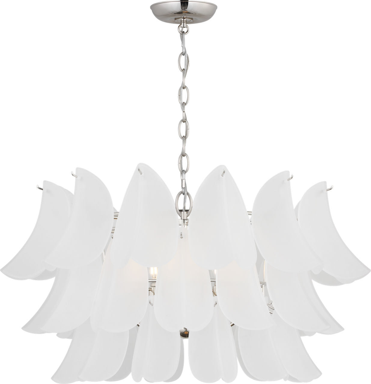 Visual Comfort Studio - CC1825PN - Five Light Chandelier - Chloe - Polished Nickel | Polished Nickel