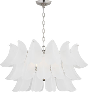 Visual Comfort Studio - CC1825PN - Five Light Chandelier - Chloe - Polished Nickel | Polished Nickel