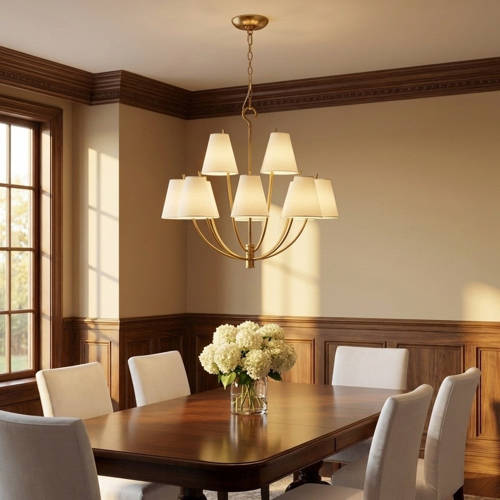 Visual Comfort Studio - CC18312BBS - 12 Light Chandelier - Marina - Burnished Brass | Burnished Brass