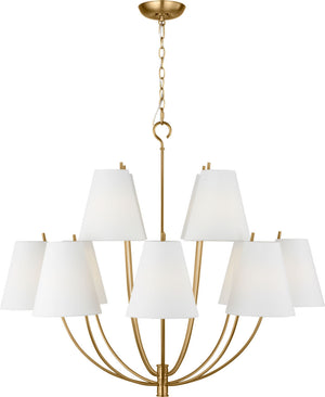 Visual Comfort Studio - CC18412BBS - 12 Light Chandelier - Marina - Burnished Brass | Burnished Brass