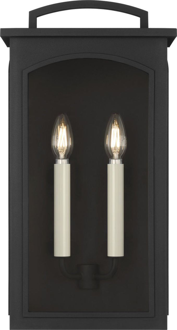 Visual Comfort Studio - CO1542TXB - Two Light Wall Lantern - Modesto - Textured Black | Textured Black