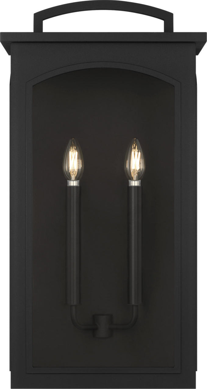 Visual Comfort Studio - CO1572TXB - Two Light Wall Lantern - Modesto - Textured Black | Textured Black