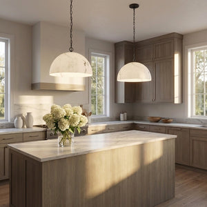 Visual Comfort Studio - CP1481AI - One Light Pendant - Savina - Aged Iron | Aged Iron