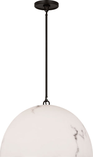 Visual Comfort Studio - CP1481AI - One Light Pendant - Savina - Aged Iron | Aged Iron