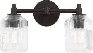 Visual Comfort Studio - CV1092AI - Two Light Bath - Barstow - Aged Iron | Aged Iron