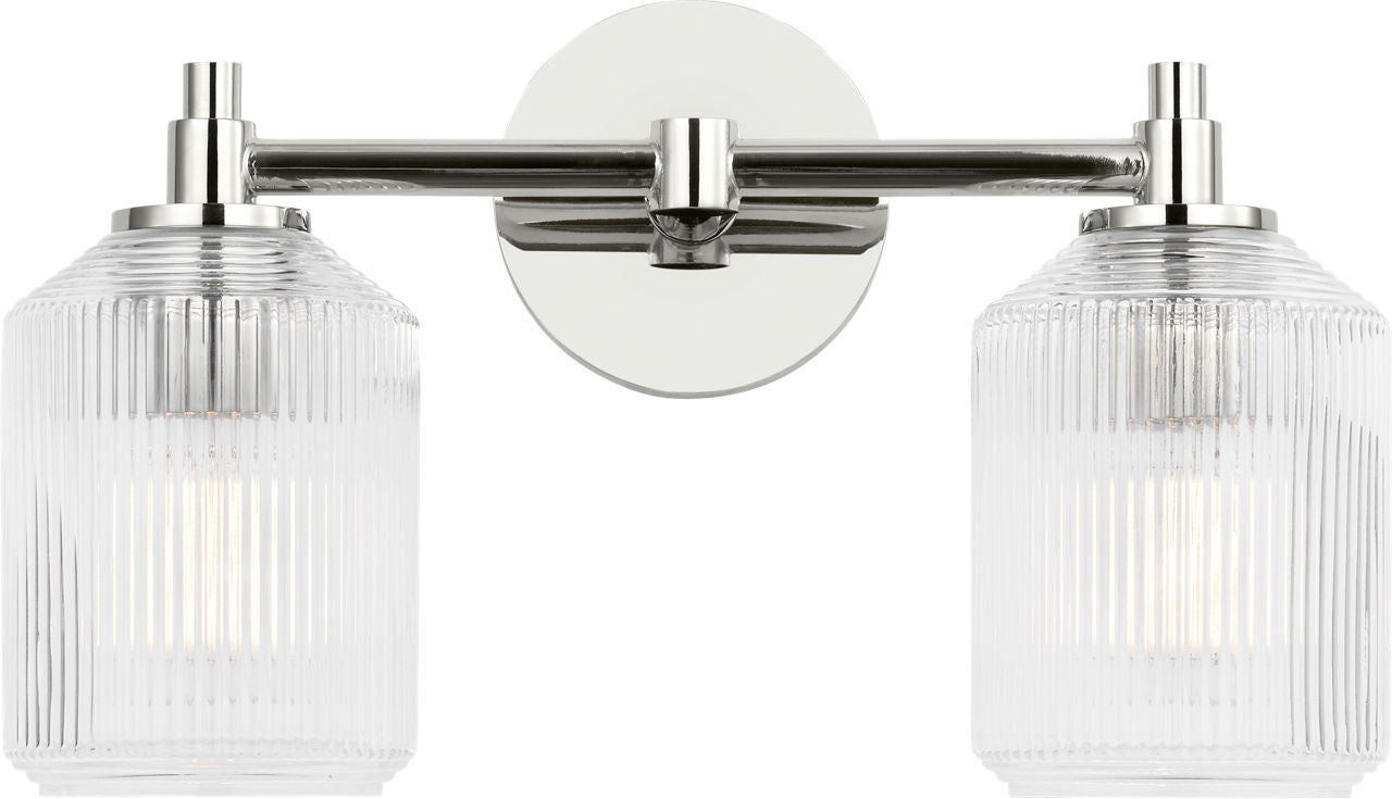 Visual Comfort Studio - CV1092PN - Two Light Bath - Barstow - Polished Nickel | Polished Nickel