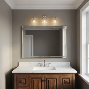 Visual Comfort Studio - CV1093PN - Three Light Bath - Barstow - Polished Nickel | Polished Nickel