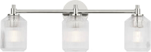 Visual Comfort Studio - CV1093PN - Three Light Bath - Barstow - Polished Nickel | Polished Nickel