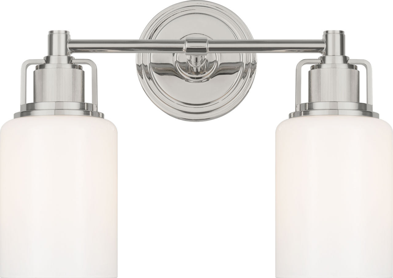 Visual Comfort Studio - CV1112PN - Two Light Bath - Ashford - Polished Nickel | Polished Nickel