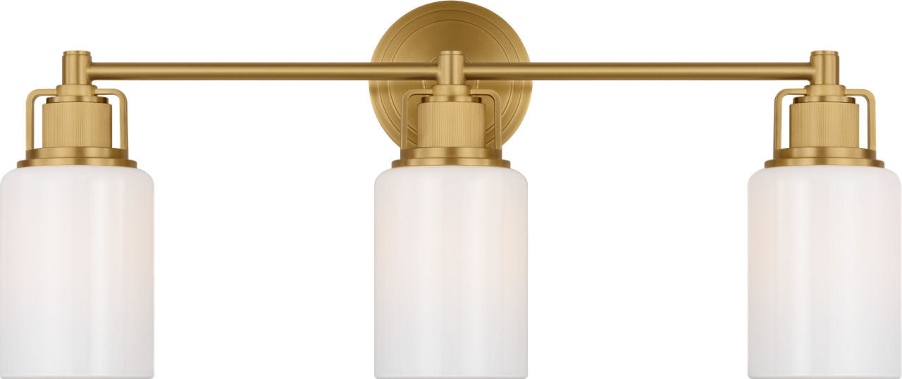 Visual Comfort Studio - CV1113BBS - Three Light Bath - Ashford - Burnished Brass | Burnished Brass