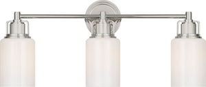 Visual Comfort Studio - CV1113PN - Three Light Bath - Ashford - Polished Nickel | Polished Nickel