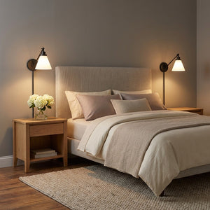 Visual Comfort Studio - CW1121MBKMG - One Light Wall Sconce - Wellfleet - Midnight Black | Midnight Black