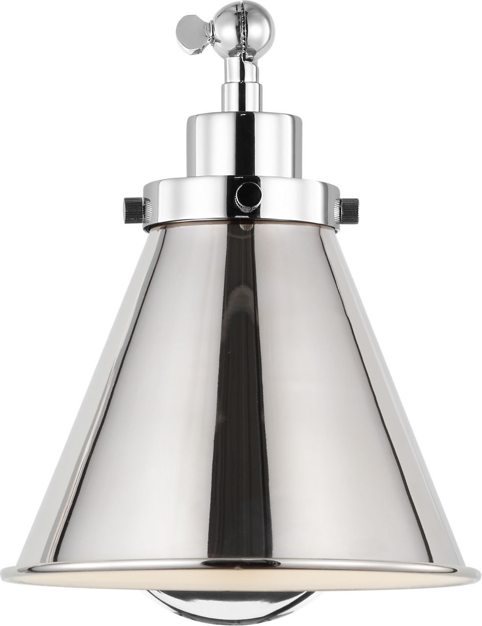 Visual Comfort Studio - CW1121PN - One Light Wall Sconce - Wellfleet - Polished Nickel | Polished Nickel
