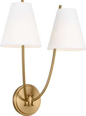 Visual Comfort Studio - CW1422BBS - Two Light Wall Sconce - Marina - Burnished Brass | Burnished Brass