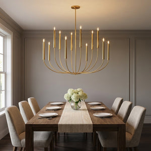 Visual Comfort Studio - EC11812BBS - 12 Light Chandelier - Lois - Burnished Brass | Burnished Brass
