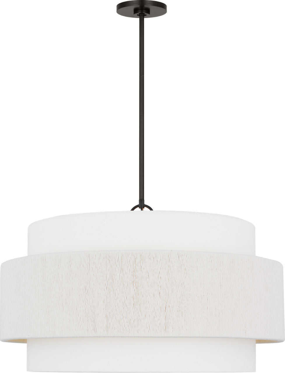 Visual Comfort Studio - EP1184AI - Four Light Hanging Shade - Belaro - Aged Iron | Aged Iron