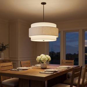 Visual Comfort Studio - EP1196AI - Six Light Hanging Shade - Belaro - Aged Iron | Aged Iron