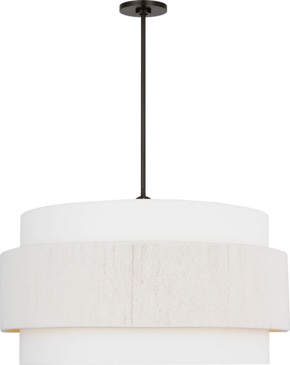 Visual Comfort Studio - EP1196AI - Six Light Hanging Shade - Belaro - Aged Iron | Aged Iron