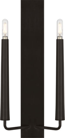 Visual Comfort Studio - EW1252AI - Two Light Wall Sconce - Lois - Aged Iron | Aged Iron