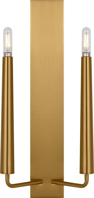 Visual Comfort Studio - EW1252BBS - Two Light Wall Sconce - Lois - Burnished Brass | Burnished Brass