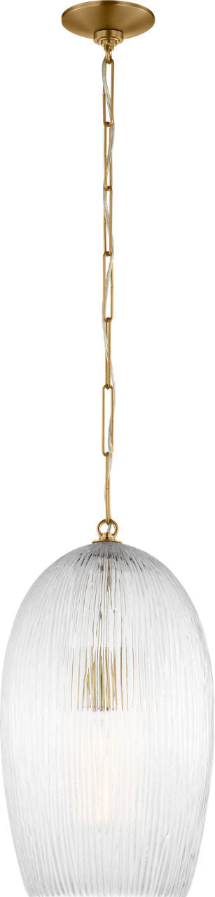 Visual Comfort Studio - HP1001BBS - One Light Pendant - Serafina - Burnished Brass | Burnished Brass