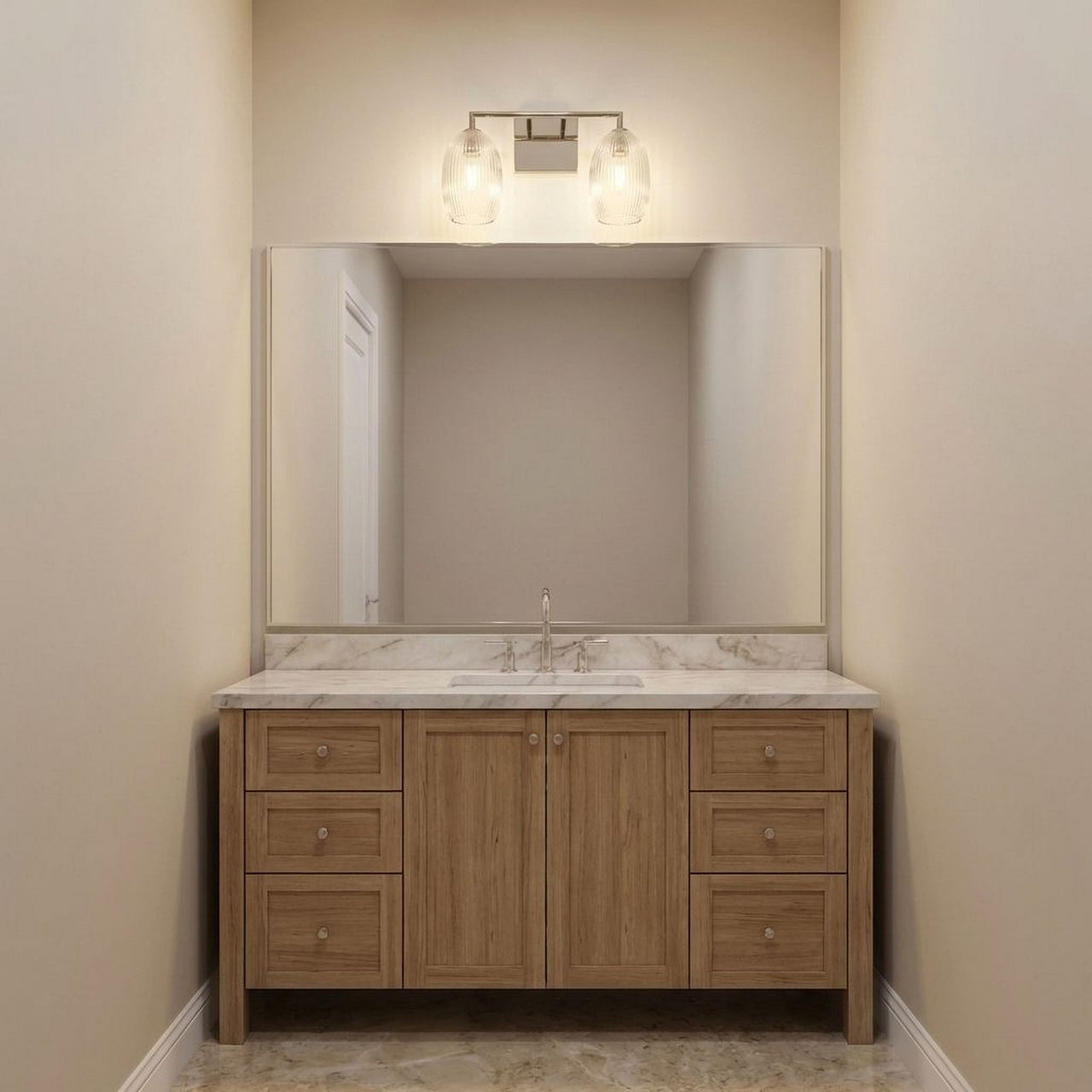 Visual Comfort Studio - HV1002PN - Two Light Bath - Serafina - Polished Nickel | Polished Nickel