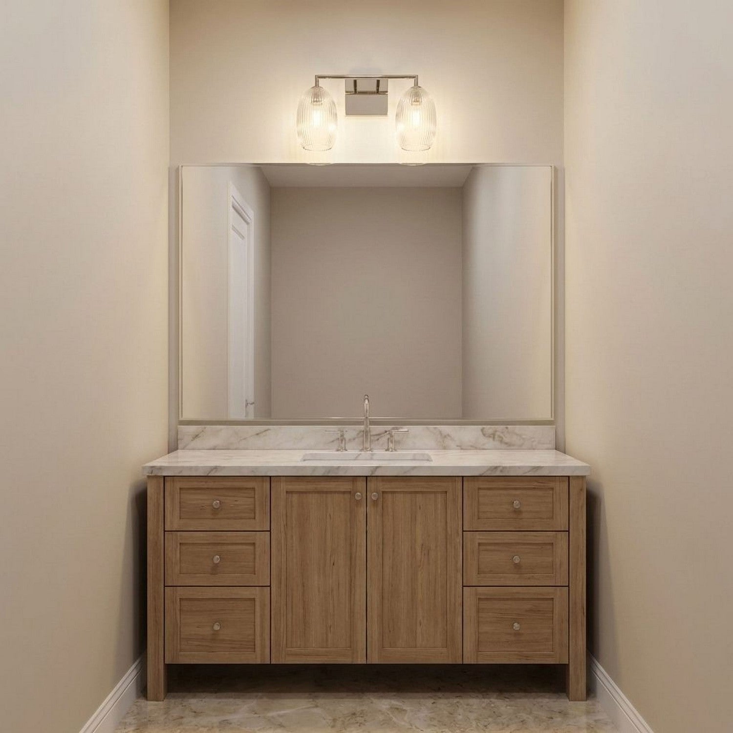 Visual Comfort Studio - HV1002PN - Two Light Bath - Serafina - Polished Nickel | Polished Nickel