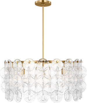 Visual Comfort Studio - KSC1158BBS - Eight Light Chandelier - Candace - Burnished Brass | Burnished Brass