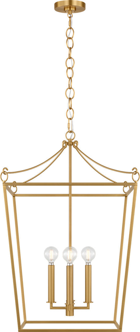 Visual Comfort Studio - KSC1174BBS - Four Light Lantern - Carlyle - Burnished Brass | Burnished Brass