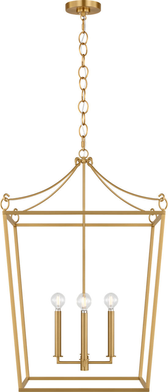 Visual Comfort Studio - KSC1194BBS - Four Light Lantern - Carlyle - Burnished Brass | Burnished Brass