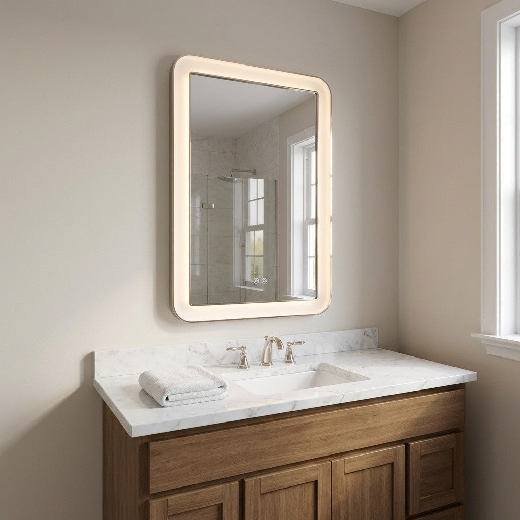 Visual Comfort Studio - KSMRIL107PN - LED Mirror - Chopin - Polished Nickel | Polished Nickel