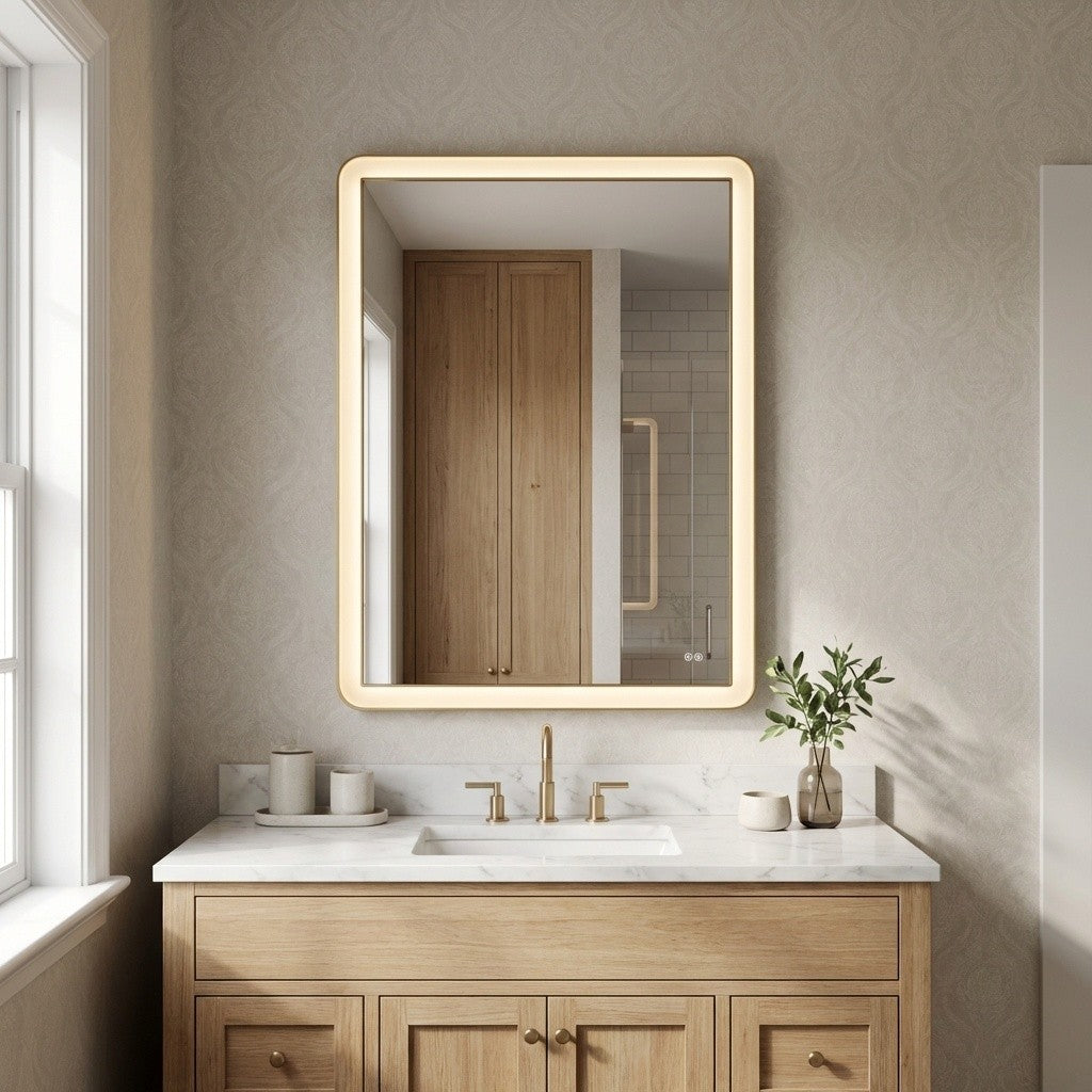 Visual Comfort Studio - KSMRIL108BBS - LED Mirror - Chopin - Burnished Brass | Burnished Brass